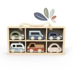 Speedy Monkey - Car Display Case W/6 Vehicles - 296X35X16C Speedy Monkey - Car Display Case W/6 Vehicles - 296X35X16C