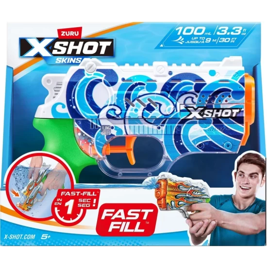 Xshot Water - Snelvulbare Skins Nano Water Blaster Diverse