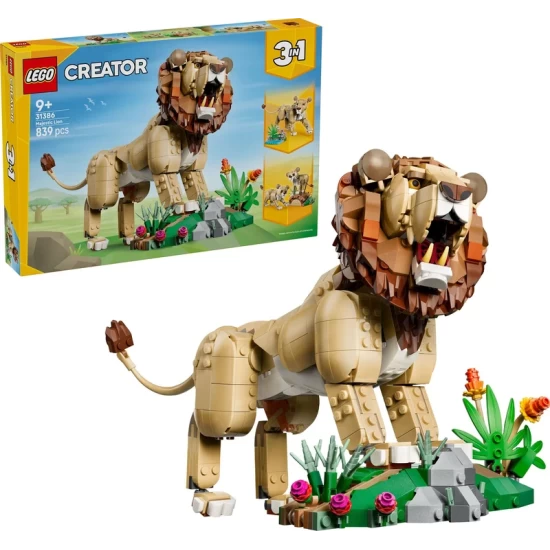 Lego Creator 31386 Wilde Dieren - Majestueuze Leeuw Lego Creator 31386 Wilde Dieren - Majestueuze Leeuw