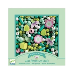 Wooden Beads Flowers And Foliage