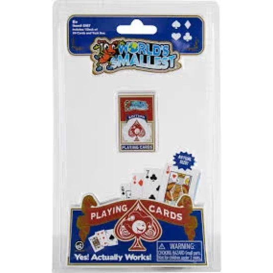 World's Smallest Playing Cards World's Smallest Playing Cards