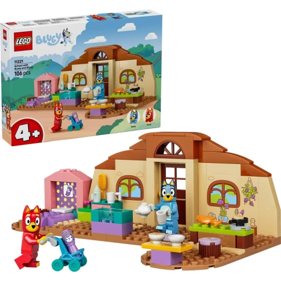 Lego Bluey 11221 School Met Rusty En Bluey