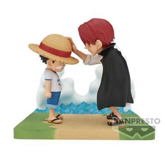 One Piece: World Collectible Figure Log Stories - Monkey D. Luffy And Shanks Pvc Statue
