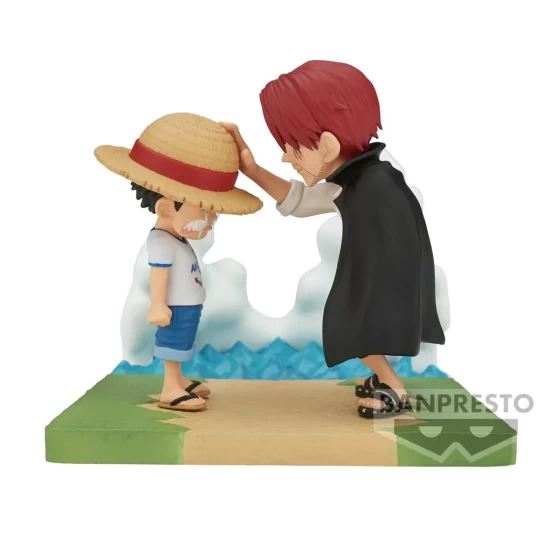 One Piece: World Collectible Figure Log Stories - Monkey D. Luffy And Shanks Pvc Statue