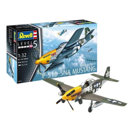 P-51D-5Na Mustang (Early Version) Revell Modelbouwpakket