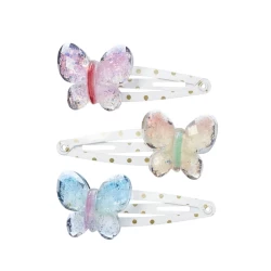 Hair Clips Yolet Butterfly (3 Pcs/Card 1 Card)
