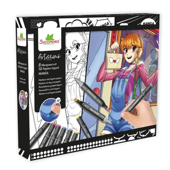 L Layout And Markers Manga - Girl L Layout And Markers Manga - Girl