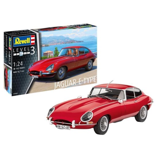 Jaguar E-Type (Coupe) Revell Modelbouwpakket