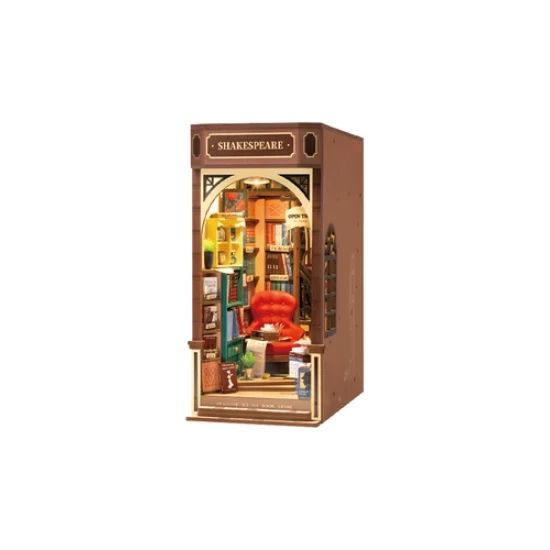 Tonecheer Diy Book Nook Adventure In Egypt Bookend Tq127 182X8X245Cm