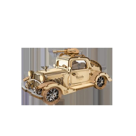 Robotime 3D Houten Puzzel Vintage Car Tg504 16X7X8Cm