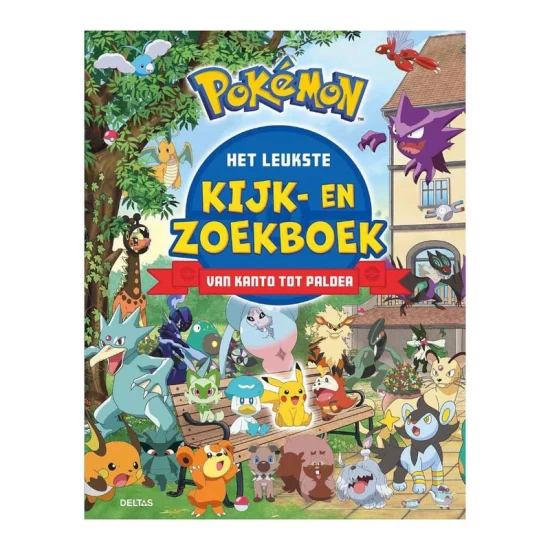 Pokemon Het Leukste Kijk En Zoek Boek Van Kanto Tot Paldea