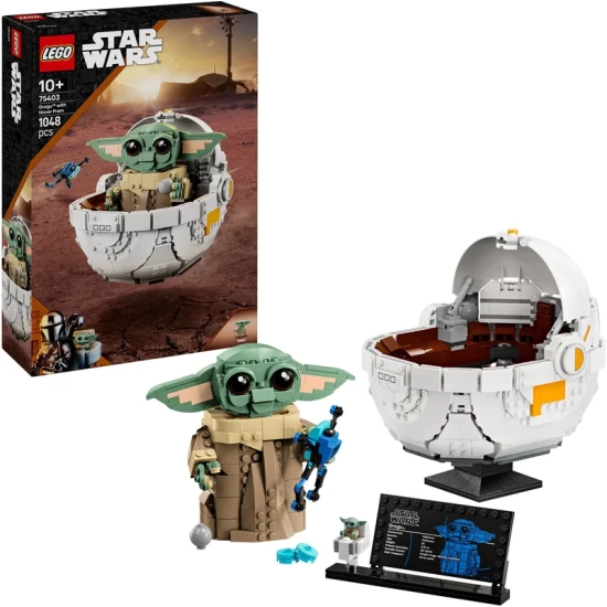 Lego Star Wars 75403 Grogu Met Zweefkinderwagen Lego Star Wars 75403 Grogu Met Zweefkinderwagen