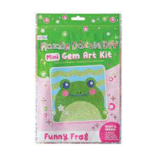 Ooly - Razzle Dazzle Mini Gem Art Kit - Funny Frog