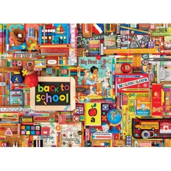Cobble Hill Puzzle 1000 Pieces - Back To School