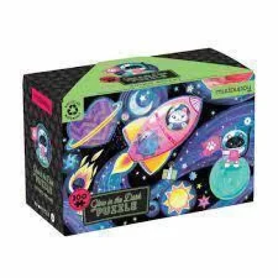 100 Pcs Glow In Dark Puzzle/Cosmic Dreams