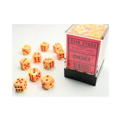 Festive Sunburst/Red D6 12Mm Dobbelsteen Set (36 Stuks) Festive Sunburst/Red D6 12Mm Dobbelsteen Set (36 Stuks)