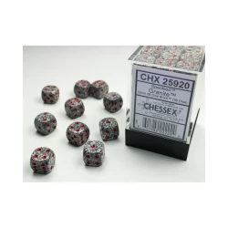 Granite Speckled D6 12Mm Dobbelsteen Set (36 Stuks) Granite Speckled D6 12Mm Dobbelsteen Set (36 Stuks)