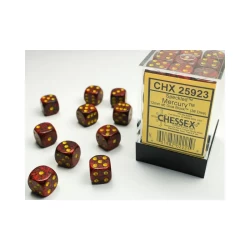 Mercury Speckled D6 12Mm Dobbelsteen Set (36 Stuks) Mercury Speckled D6 12Mm Dobbelsteen Set (36 Stuks)