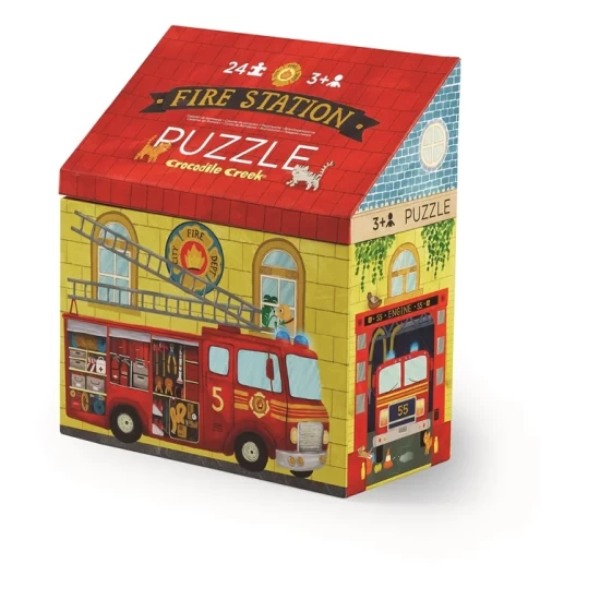 24 Pc Puzzle/Fire House 24 Pc Puzzle/Fire House