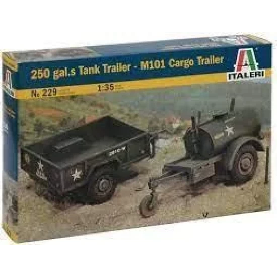 250 Gal.s Tank Trailer - M101 Cargo Trai
