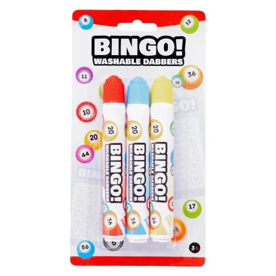 Bingo Dabbers 3St. Rood/Geel/Blauw 20Ml