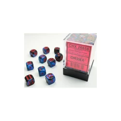 Gemini Black-Starlight/Red D6 12Mm Dobbelsteen Set (36 Stuks) Gemini Black-Starlight/Red D6 12Mm Dobbelsteen Set (36 Stuks)