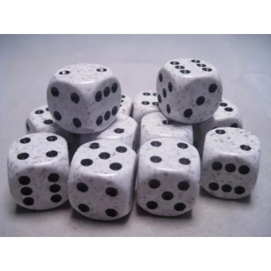 Arctic Camo Speckled D6 16Mm Dobbelsteen Set (12 Stuks)