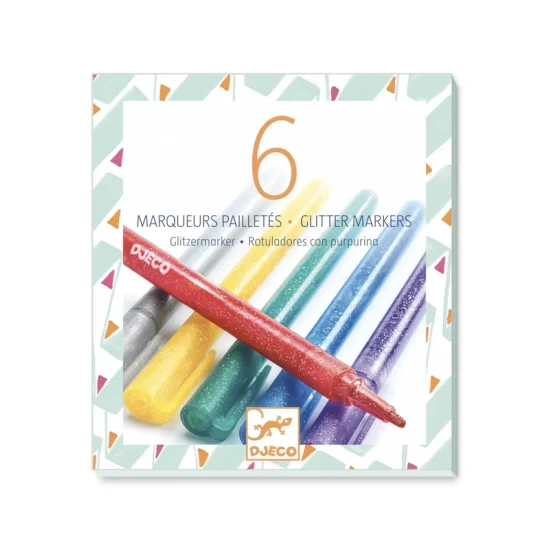 6 Marqueurs Paillets - Sweet 6 Marqueurs Paillets - Sweet