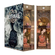 Tonecheer Diy Book Nook The Steam Age Bookend Tq125 18X8X245Cm