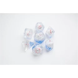 Dice Embraced Polar Bear Rpg Dice Set 7Stukjes