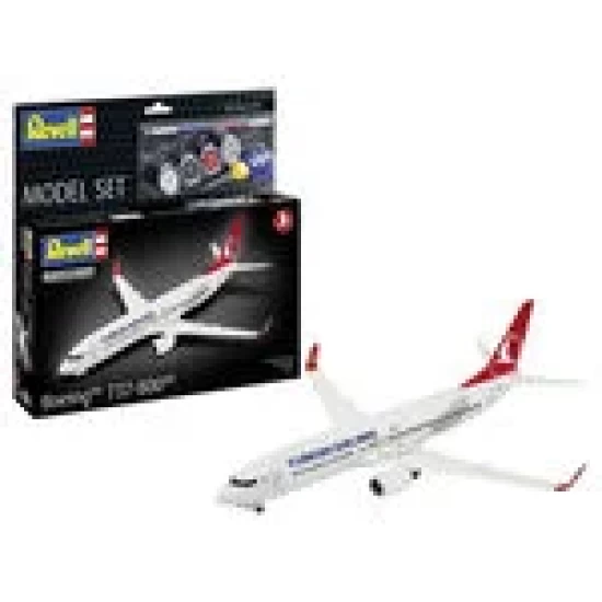 Model Set Boeing 737-800 Turkish Airlines Revell Modelbouwpakket Met Basisaccessoires