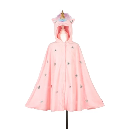 Unicorn Cape Pink 4-8 Yrs 104-128 Cm (1 Pc)