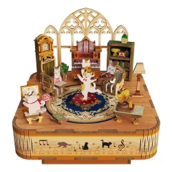 Tonecheer Muziekdoosje Diy 3D Houten Puzzel Cats Family Tq065 14X14X139Cm Tonecheer Muziekdoosje Diy 3D Houten Puzzel Cats Family Tq065 14X14X139Cm