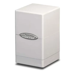 Deckbox Satin Tower White Deckbox Satin Tower White