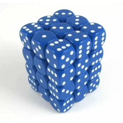 Dice Set Opa Blue/White 12Mm (36) Dice Set Opa Blue/White 12Mm (36)