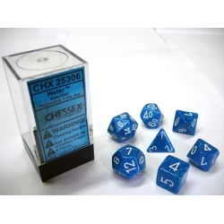 Dice Set Spec Poly Water (7) Dice Set Spec Poly Water (7)