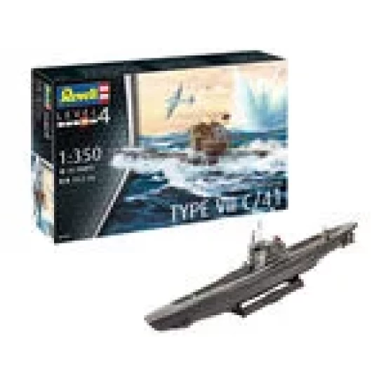 German Submarine Type Vii C/41 Revell Modelbouwpakket