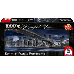 New York Donkere Nacht 1000 Stukjes - Puzzel New York Donkere Nacht 1000 Stukjes - Puzzel