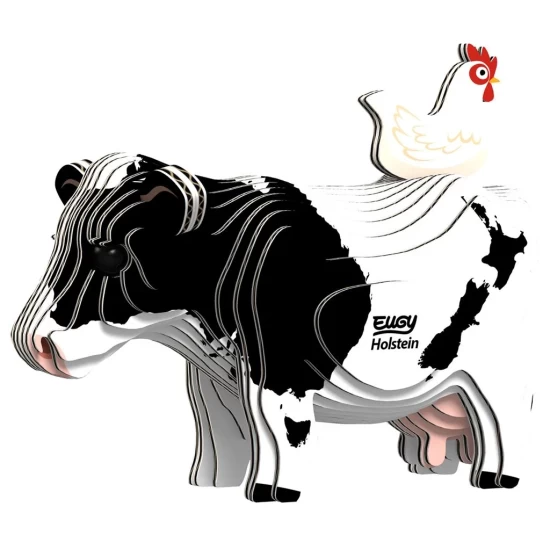Eugy 3D - Holstein Koe Eugy 3D - Holstein Koe