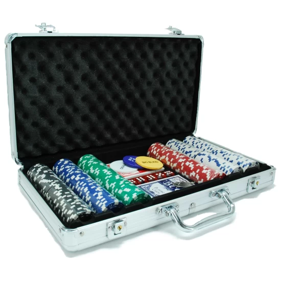 Poker-Koffer Alu.300 Dice-Fiches 11Gr
