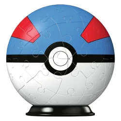 Pokemon Great Ball 3D Puzzel 54St. Pokemon Great Ball 3D Puzzel 54St.