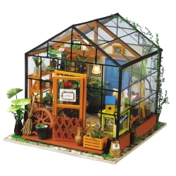 Robotime Diy Huisje Cathys Green House Dg104 195175175Cm Robotime Diy Huisje Cathys Green House Dg104 195175175Cm