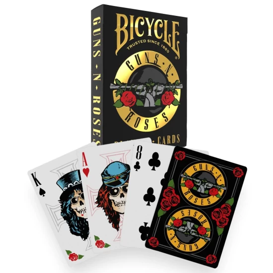 Pokerkaarten Bicycle- Guns And Roses