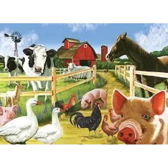 Cobble Hill Family Puzzle 350 Pieces - Welcome To The Farm