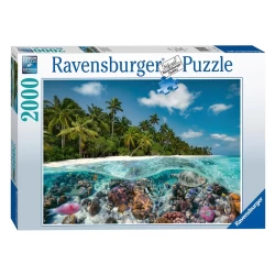 Ravensburger Puzzel Een Duik Op De Malediven 2000St. Ravensburger Puzzel Een Duik Op De Malediven 2000St.