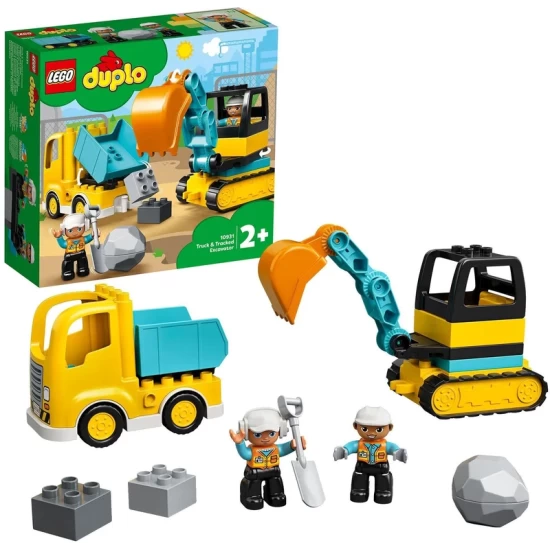 Lego Duplo 10931 Truck Graafmachine Met Rupsbanden