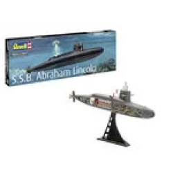 S.s.b. Abraham Lincoln With Interior Revell Modelbouwpakket S.s.b. Abraham Lincoln With Interior Revell Modelbouwpakket