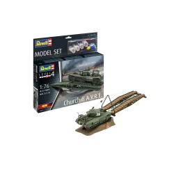 Model Set Churchill A.v.r.e. Revell Modelbouwpakket Met Basisaccessoires Model Set Churchill A.v.r.e. Revell Modelbouwpakket Met Basisaccessoires