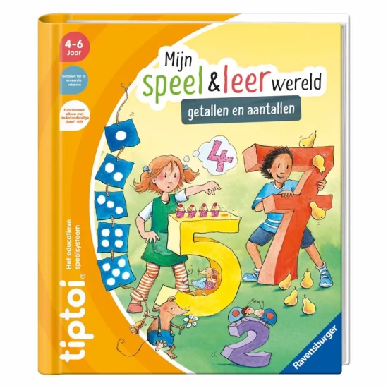 Tiptoi Mijn Speel & Leer Wereld – Getallen En Aantallen Tiptoi Mijn Speel & Leer Wereld – Getallen En Aantallen