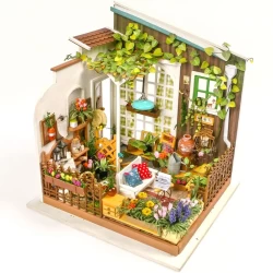 Robotime Diy Huisje Millers Flower House Dg108 195183X21Cm.